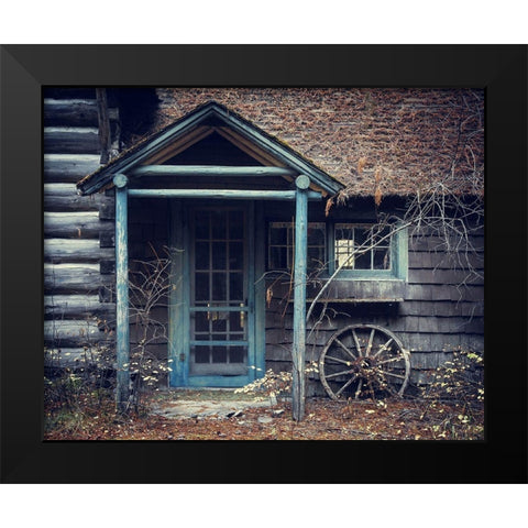 Door to the Past Black Modern Wood Framed Art Print by Broom, Michael