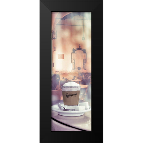 Caffe Macchiato Lucca #2 Black Modern Wood Framed Art Print by Blaustein, Alan