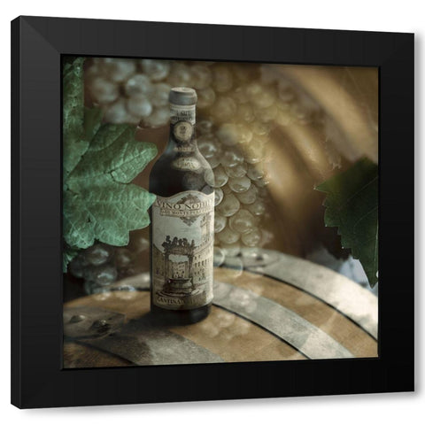 Montepulciano Vineyard #2 Black Modern Wood Framed Art Print by Blaustein, Alan