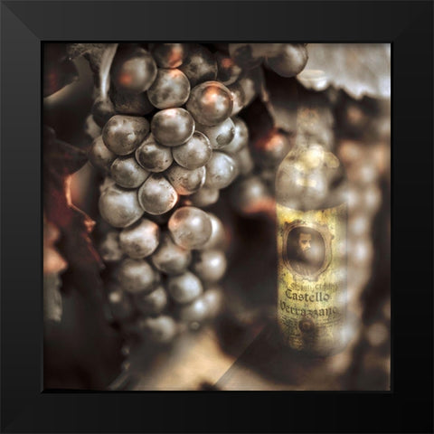 Tuscan Caffe #3 Black Modern Wood Framed Art Print by Blaustein, Alan