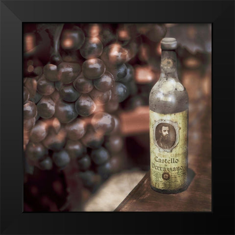 Tuscan Caffe #4 Black Modern Wood Framed Art Print by Blaustein, Alan