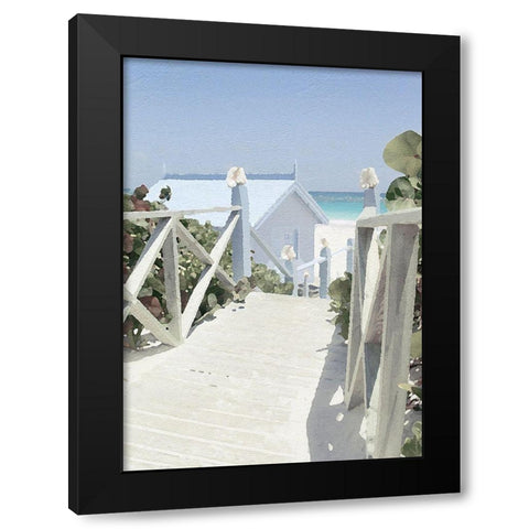 Noon Shadows Black Modern Wood Framed Art Print with Double Matting by Bay, Noah