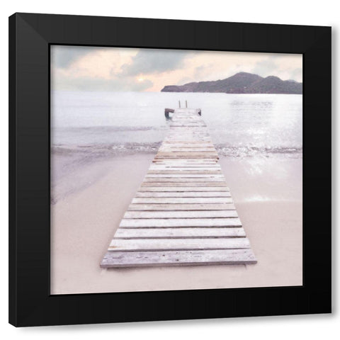 Zen No. 6 Black Modern Wood Framed Art Print with Double Matting by Bay, Noah