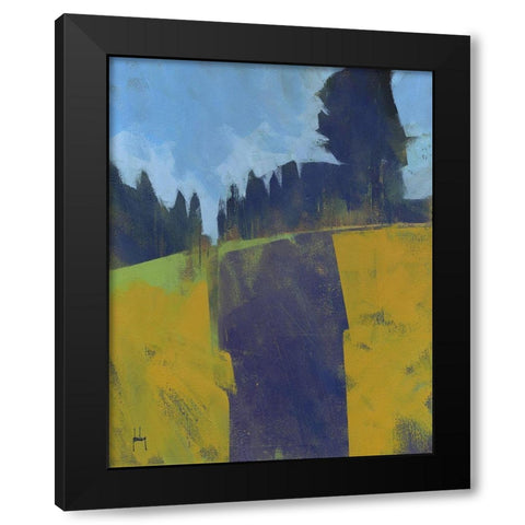 Firebreak Black Modern Wood Framed Art Print by Bailey, Paul