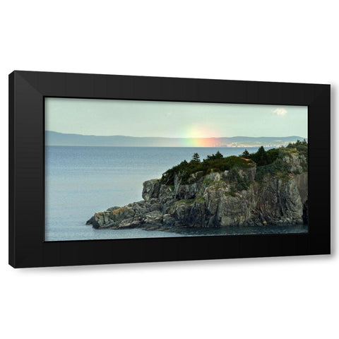 Rocky Spectrum Black Modern Wood Framed Art Print by Burdick, Chuck