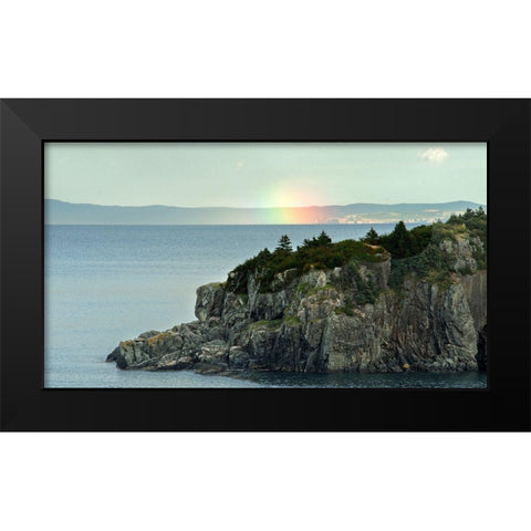 Rocky Spectrum Black Modern Wood Framed Art Print by Burdick, Chuck