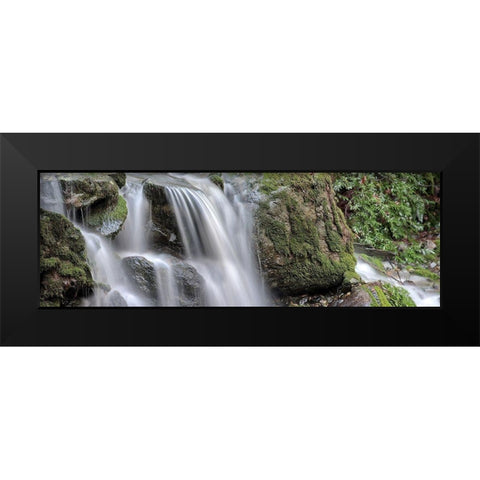 Canyon Falls No. 10 Black Modern Wood Framed Art Print by Blaustein, Alan