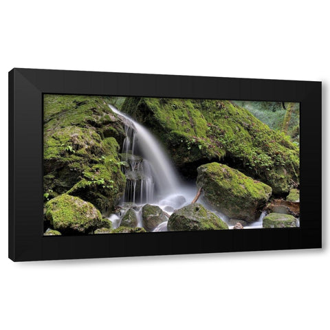 Canyon Falls No. 13 Black Modern Wood Framed Art Print with Double Matting by Blaustein, Alan