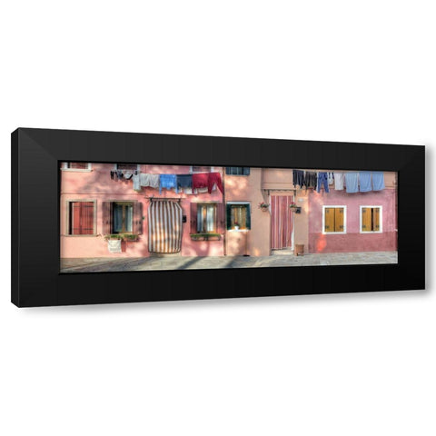 Casa Veneziane No. 2 Black Modern Wood Framed Art Print with Double Matting by Blaustein, Alan