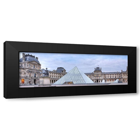 Louve Vista du Matin No. 1 Black Modern Wood Framed Art Print by Blaustein, Alan