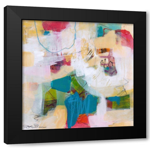 Oide 1 Black Modern Wood Framed Art Print by Beer, Pamela K.