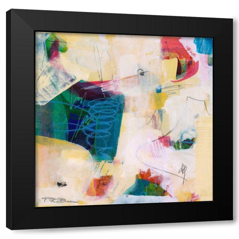 Oide 2 Black Modern Wood Framed Art Print by Beer, Pamela K.