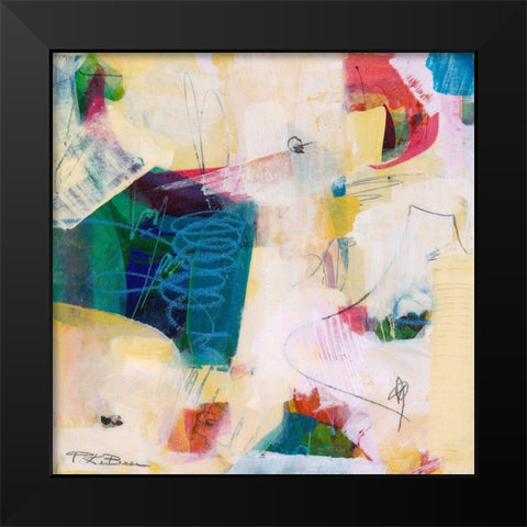 Oide 2 Black Modern Wood Framed Art Print by Beer, Pamela K.