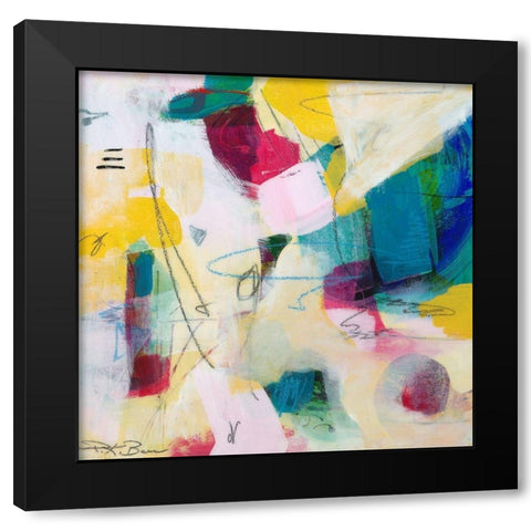 Oide 3 Black Modern Wood Framed Art Print with Double Matting by Beer, Pamela K.
