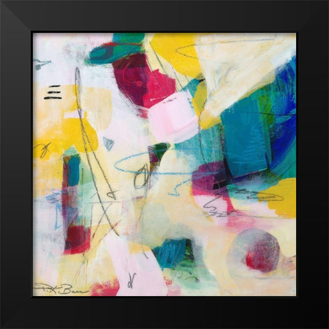 Oide 3 Black Modern Wood Framed Art Print by Beer, Pamela K.