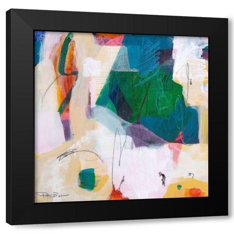 Oide 4 Black Modern Wood Framed Art Print with Double Matting by Beer, Pamela K.