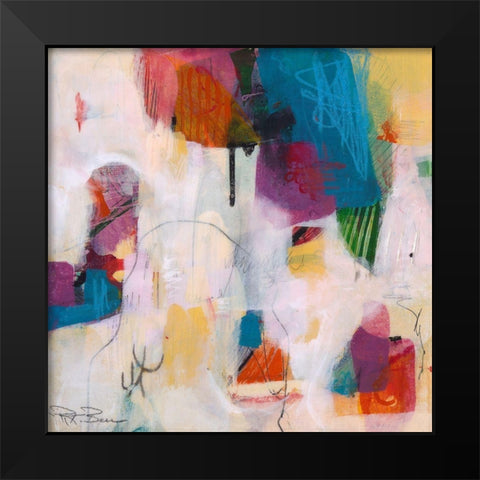 Oide 5 Black Modern Wood Framed Art Print by Beer, Pamela K.