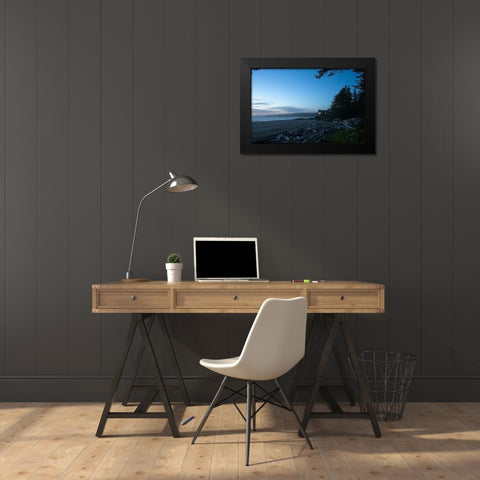 Home At Last Black Modern Wood Framed Art Print by Burdick, Chuck