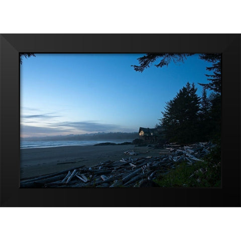 Home At Last Black Modern Wood Framed Art Print by Burdick, Chuck