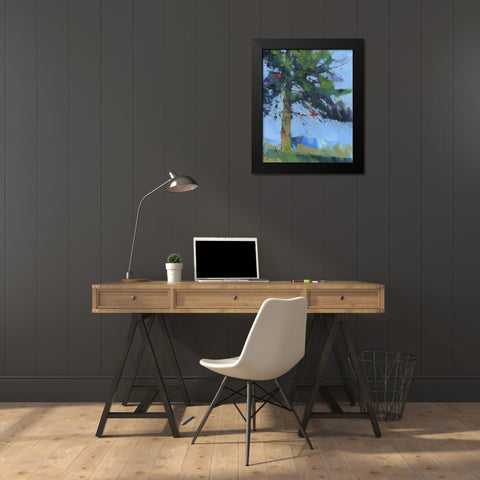 Gilfach Pine Black Modern Wood Framed Art Print by Bailey, Paul