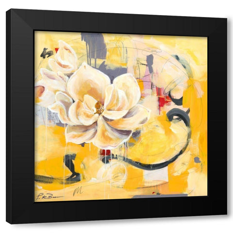 Southern Charm Black Modern Wood Framed Art Print by Beer, Pamela K.