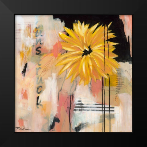 Sunstruck Black Modern Wood Framed Art Print by Beer, Pamela K.