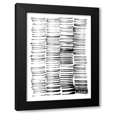 City Spaces 1 Black Modern Wood Framed Art Print by Binkin, Lesia