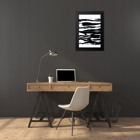 City Spaces 3 Black Modern Wood Framed Art Print by Binkin, Lesia