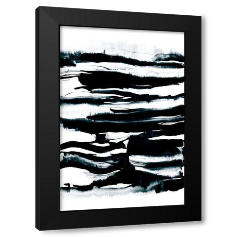 City Spaces 3 Black Modern Wood Framed Art Print with Double Matting by Binkin, Lesia