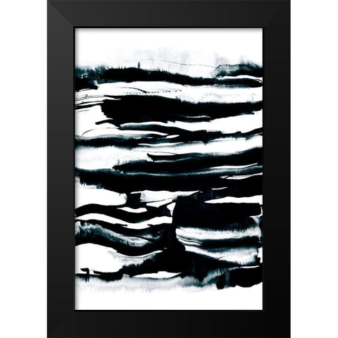 City Spaces 3 Black Modern Wood Framed Art Print by Binkin, Lesia