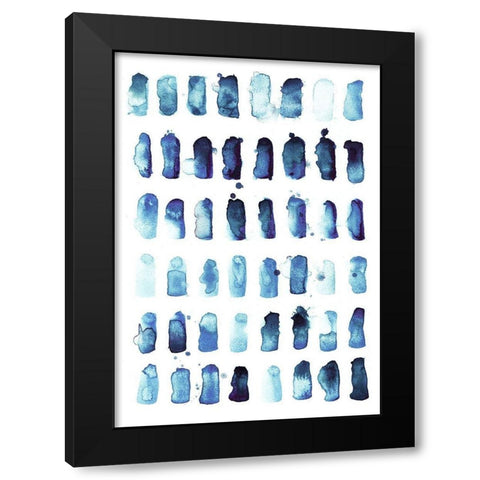 Summer Sky Black Modern Wood Framed Art Print by Binkin, Lesia