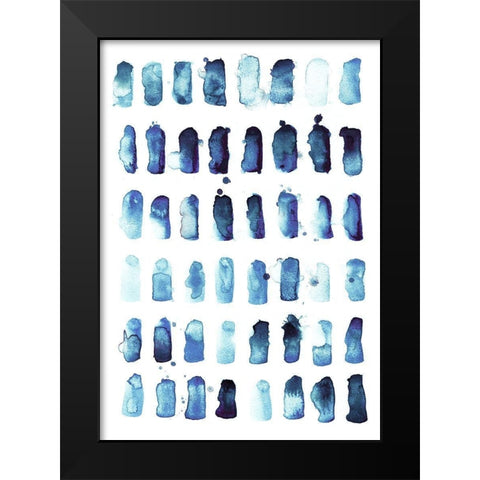 Summer Sky Black Modern Wood Framed Art Print by Binkin, Lesia