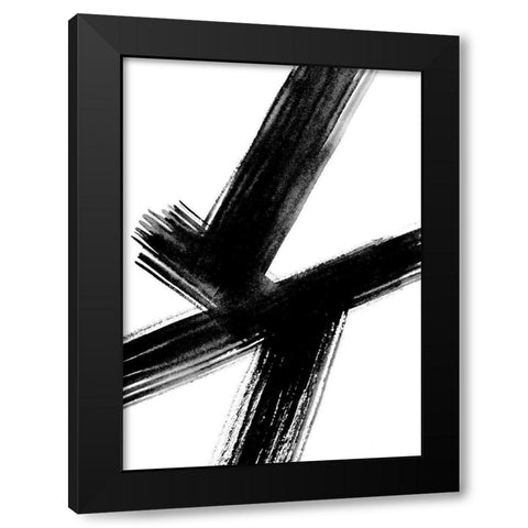 Urban 1 Black Modern Wood Framed Art Print with Double Matting by Binkin, Lesia