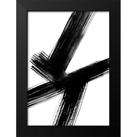 Urban 1 Black Modern Wood Framed Art Print by Binkin, Lesia