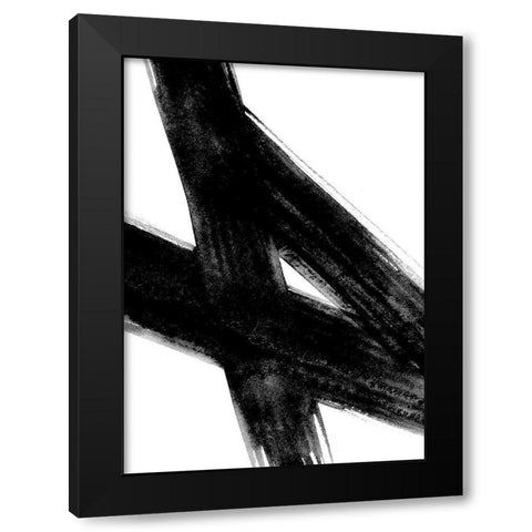 Urban 2 Black Modern Wood Framed Art Print with Double Matting by Binkin, Lesia