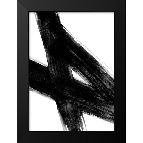 Urban 2 Black Modern Wood Framed Art Print by Binkin, Lesia