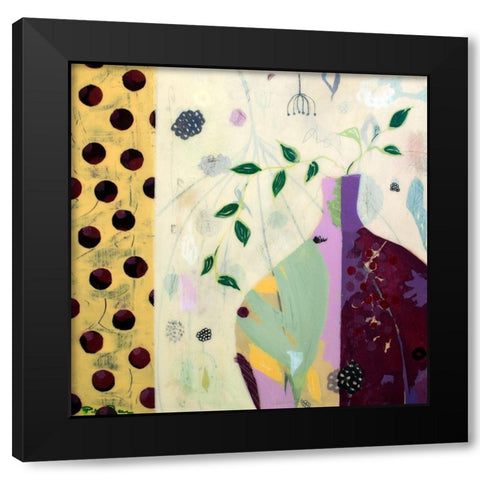 Charlotte Black Modern Wood Framed Art Print by Beer, Pamela K.