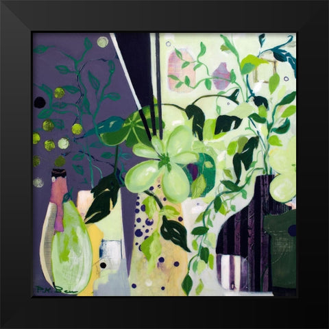 Constance Black Modern Wood Framed Art Print by Beer, Pamela K.