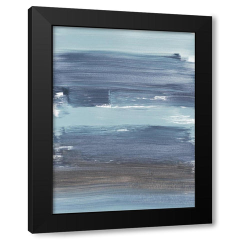 Soul Of The Ocean No. 2 Black Modern Wood Framed Art Print with Double Matting by Baker, Bronwyn