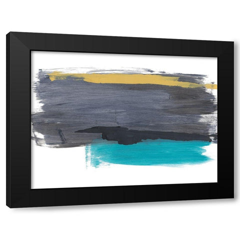 Construct Black Modern Wood Framed Art Print with Double Matting by Baker, Bronwyn