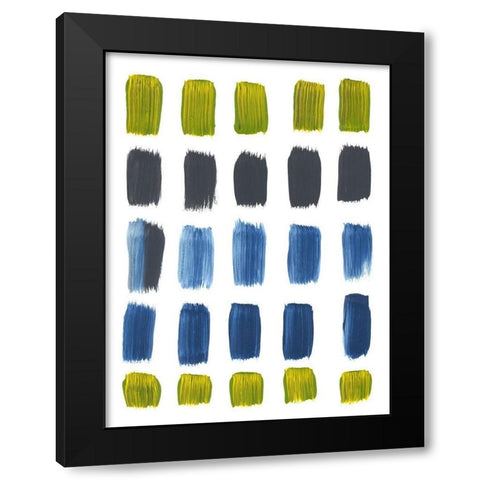 First Crush Black Modern Wood Framed Art Print by Baker, Bronwyn