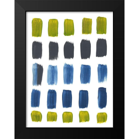 First Crush Black Modern Wood Framed Art Print by Baker, Bronwyn
