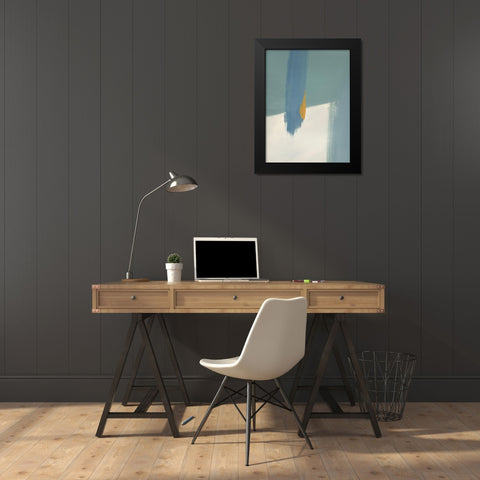 Cast Shadow Black Modern Wood Framed Art Print by Baker, Bronwyn