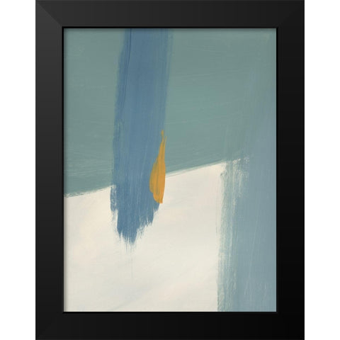 Cast Shadow Black Modern Wood Framed Art Print by Baker, Bronwyn