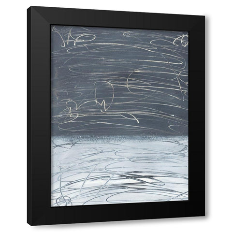 Night Returns Black Modern Wood Framed Art Print with Double Matting by Baker, Bronwyn
