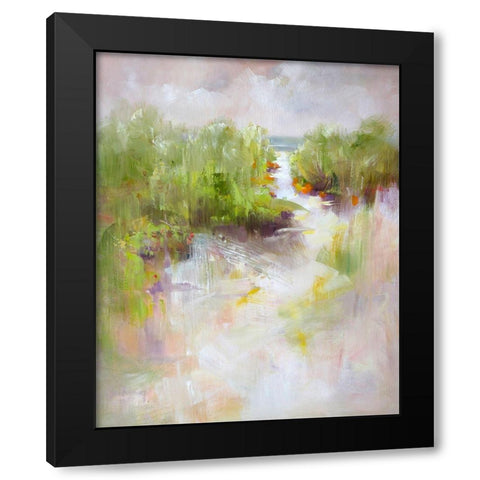 To The Sea Black Modern Wood Framed Art Print with Double Matting by Bruniany, Kasia