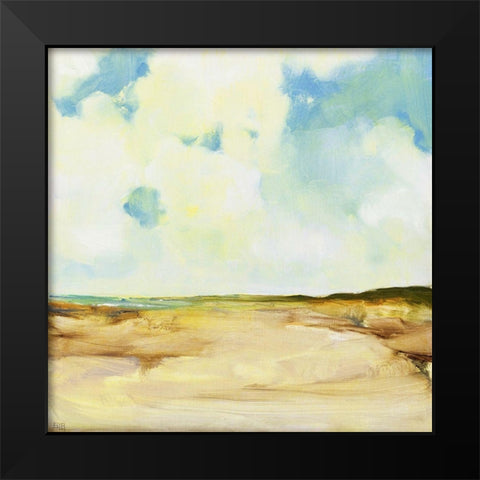 Dutch Coast Black Modern Wood Framed Art Print by Burggraaf, Stella