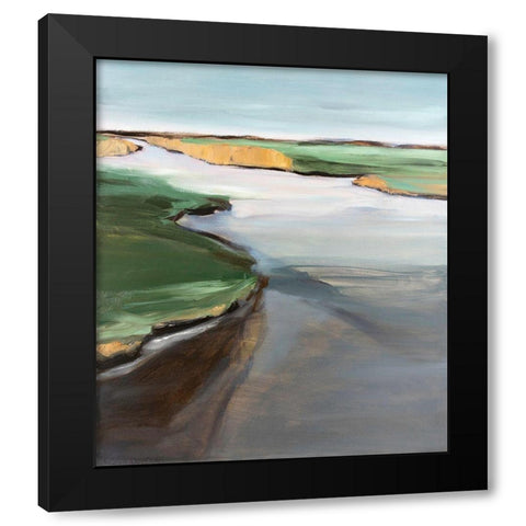 Winter Light Black Modern Wood Framed Art Print with Double Matting by Burggraaf, Stella