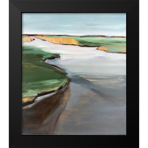 Winter Light Black Modern Wood Framed Art Print by Burggraaf, Stella