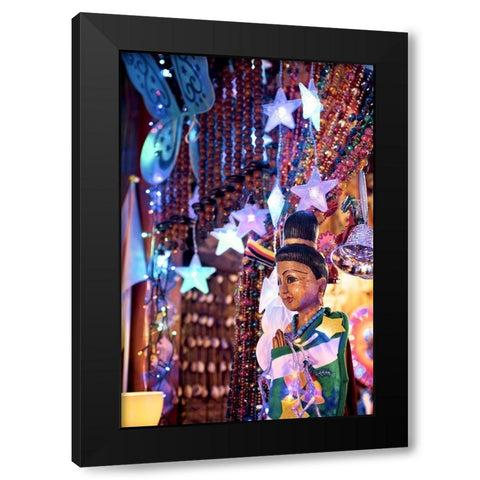 Nagano Cafe 18 Black Modern Wood Framed Art Print by Blaustein, Alan